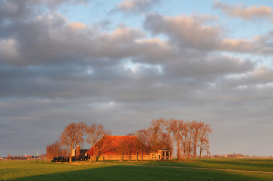 Boerderij in landschap - FrieslandStock